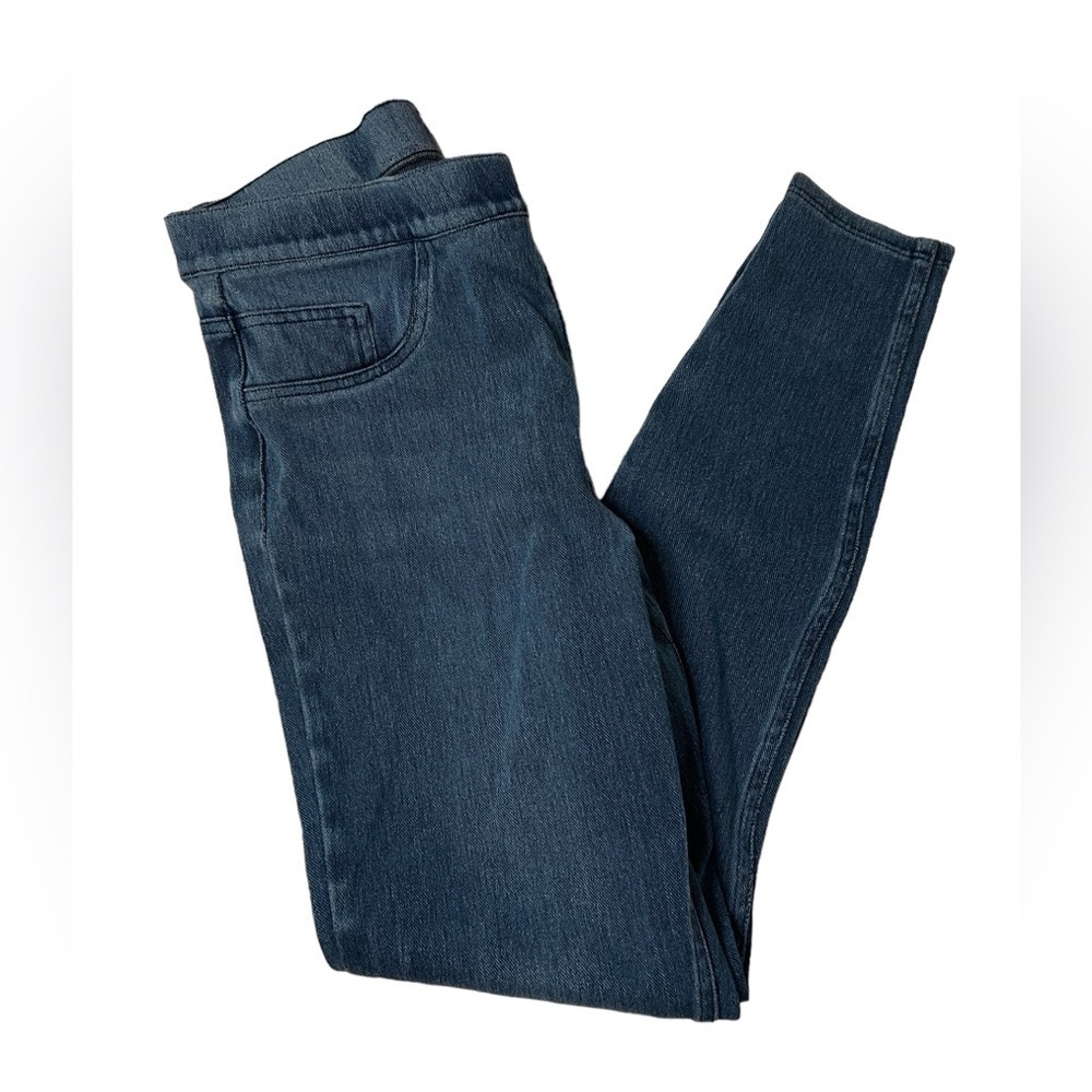 EUC Spanx Jean ish Ankle Leggings Size Medium
